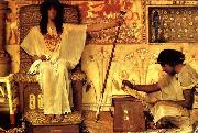 Sir Lawrence Alma-Tadema,OM.RA,RWS Joseph Overseer of the Pharoahs Granaries, by Sir Lawrence Alma-Tadema, oil on canvas oil painting artist